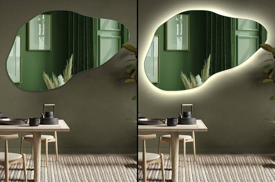 Control the backlighting with the option to adjust the light colour from 2700K to 6500K. Changing the lighting colour will allow you to adapt the look of your mirror to any situation, mood and time of day.