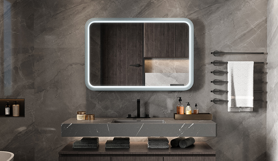 Custom-made MDF mirror