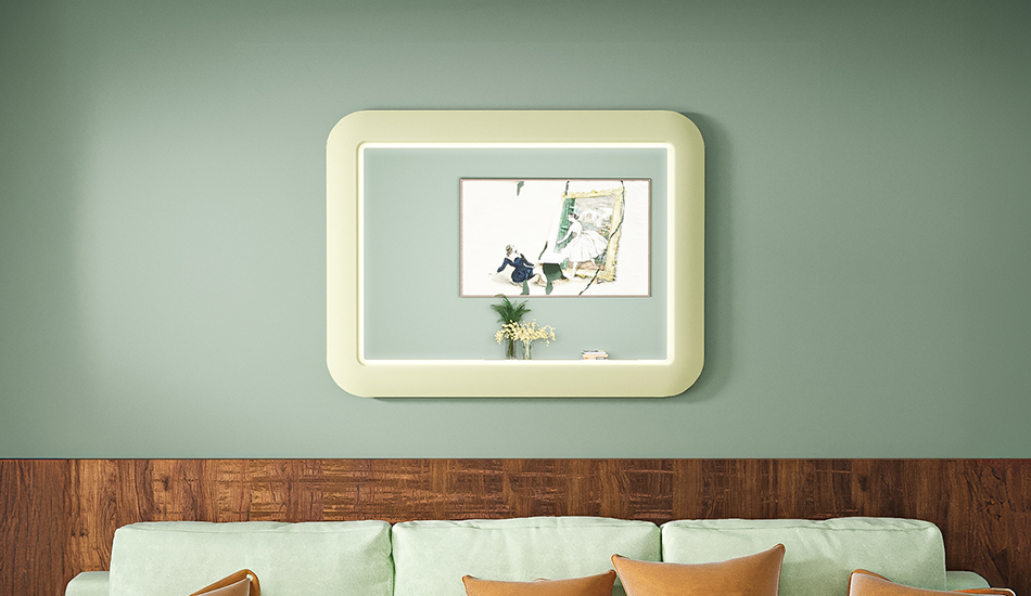 Custom-made MDF mirror