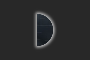 Half-circle mirrors