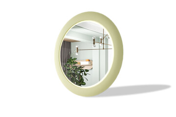 Mirrors in a lacquered frame