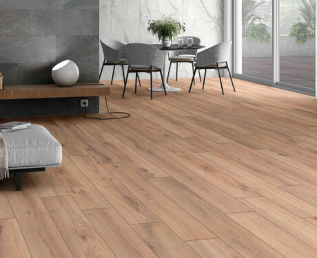 Wood-effect porcelain stoneware floor tiles, 20x120 Frame Mid, matt, rectified, A4H101