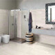 60x120 cm white matt floor tiles A4H1057 Memento Travertino Bianco Mat #7