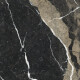 Glazed Porcelain Floor Tiles 60x120 with a gold vein, matt, rectified, A4H110 Pierre Black #10