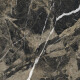 Glazed Porcelain Floor Tiles 60x120 with a gold vein, matt, rectified, A4H110 Pierre Black #17