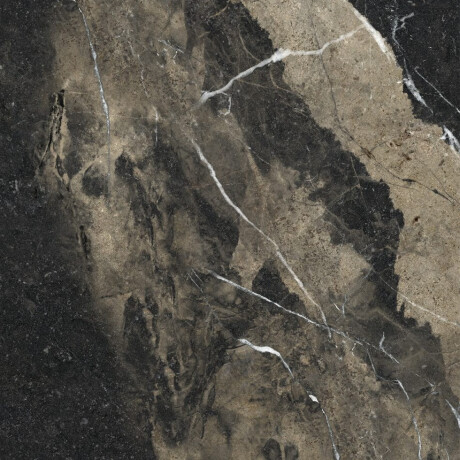 Glazed Porcelain Floor Tiles 60x120 with a gold vein, matt, rectified, A4H110 Pierre Black #39