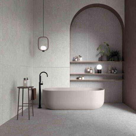 60x120 cm taupe matt floor tiles A4H1102 Shellstone Taupe #1