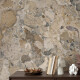 Large-format porcelain tiles, 120x280, beige-grey marble, glossy finish, A4H1111 Calda Ambrozia #1