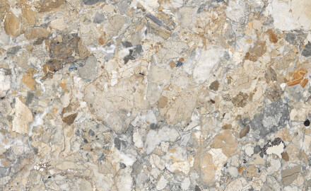 120x120 floor tiles, beige-grey marble, gloss finish, A4H1113 Calda Ambrozia
