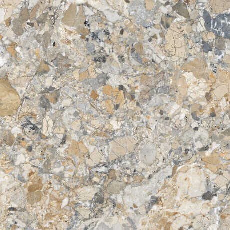 120x120 floor tiles, beige-grey marble, gloss finish, A4H1113 Calda Ambrozia #5