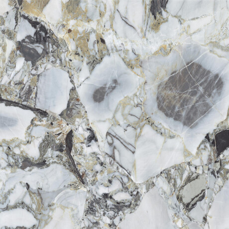 120x120 floor tiles, white marble with gold veins, matt finish, A4H1119 Bellezza Bianca #1