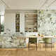 120x120 floor tiles, white marble with gold veins, matt finish, A4H1119 Bellezza Bianca #2
