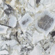120x120 floor tiles, white marble with gold veins, gloss finish A4H1120 Bellezza Bianca #1