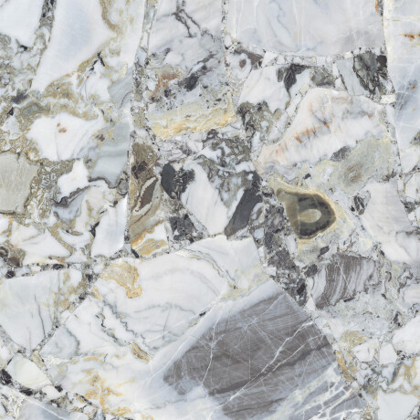 120x120 floor tiles, white marble with gold veins, gloss finish A4H1120 Bellezza Bianca #2
