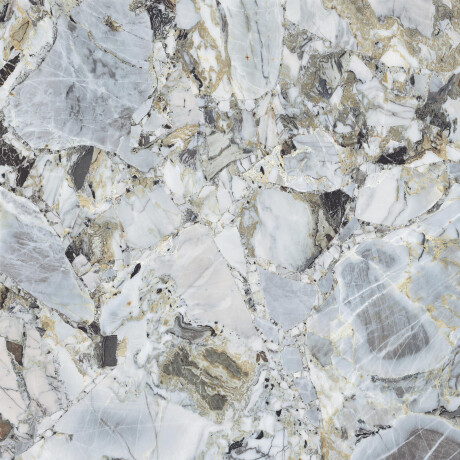 120x120 floor tiles, white marble with gold veins, gloss finish A4H1120 Bellezza Bianca #4