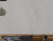 Glazed porcelain floor tiles, 120x280 cm, light grey stone, matt finish, A4H1125 Agathos White