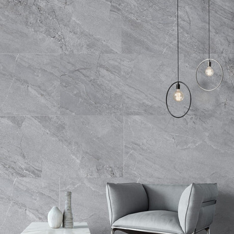 Glazed porcelain stoneware floor tiles, 120x280 cm, stone grey, matt finish, A4H1129 Agathos Grey #4