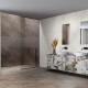 Glazed porcelain floor tiles, 60x120 cm, brown stone-effect, matt finish, A4H1135 Agathos Multicolor #6