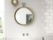 10x30 white gloss flat wall tile A4H17 Blanco Brillo