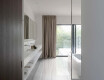 Large-format porcelain stoneware floor tile, 120×280 cm, matt grey with a subtle veining, rectified, A4H186 Dolomite