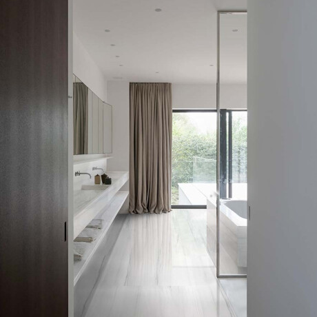 Large-format porcelain stoneware floor tile, 120×280 cm, matt grey with a subtle veining, rectified, A4H186 Dolomite #4
