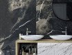 Large-format 120x270 cm matt black porcelain stoneware tile with gold veining, rectified, A4H196 Pierre Black