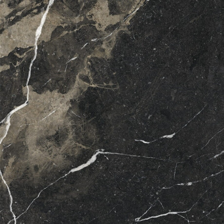 Large-format 120x270 cm matt black porcelain stoneware tile with gold veining, rectified, A4H196 Pierre Black #5