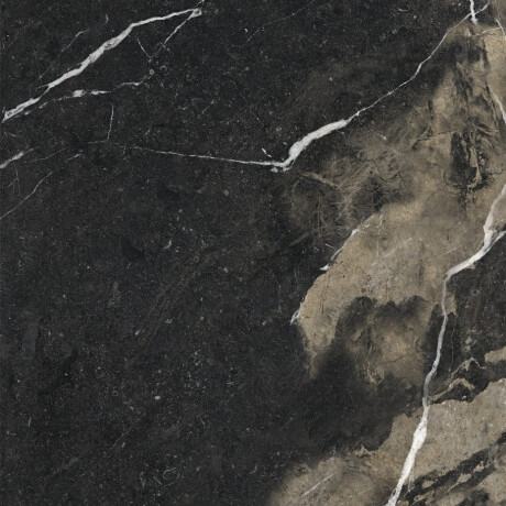 Large-format 120x270 cm matt black porcelain stoneware tile with gold veining, rectified, A4H196 Pierre Black #7