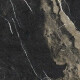 Pierre Black glazed porcelain stoneware floor tiles, 120x120 cm, glossy black with gold veining, rectified, A4H197 #8