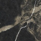 Pierre Black glazed porcelain stoneware floor tiles, 120x120 cm, glossy black with gold veining, rectified, A4H197 #13