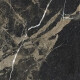 Pierre Black glazed porcelain stoneware floor tiles, 120x120 cm, glossy black with gold veining, rectified, A4H197 #15