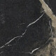 Pierre Black glazed porcelain stoneware floor tiles, 120x120 cm, glossy black with gold veining, rectified, A4H197 #17