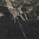 Pierre Black glazed porcelain stoneware floor tiles, 120x120 cm, glossy black with gold veining, rectified, A4H197 #18