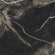 Pierre Black glazed porcelain stoneware floor tiles, 120x120 cm, glossy black with gold veining, rectified, A4H197 #19