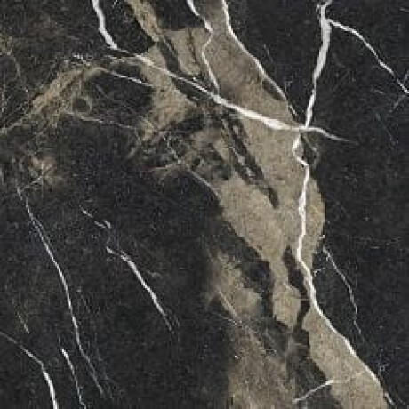Pierre Black glazed porcelain stoneware floor tiles, 120x120 cm, glossy black with gold veining, rectified, A4H197 #20