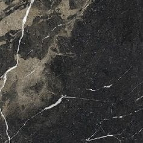 Pierre Black glazed porcelain stoneware floor tiles, 120x120 cm, glossy black with gold veining, rectified, A4H197 #21