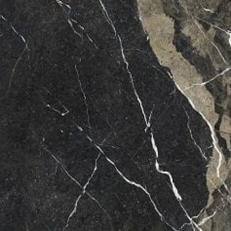 Pierre Black glazed porcelain stoneware floor tiles, 120x120 cm, glossy black with gold veining, rectified, A4H197 #22