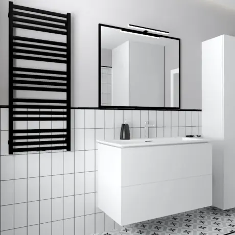 10x20 ceramic wall tile, matt white, flat, A4H23 Blanco Mate #1