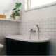 10x20 white gloss flat wall tile A4H24 Blanco Brillo #2