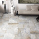 Glazed porcelain stoneware floor tiles, 120x280 cm, matt grey, rectified, A4H250 City Grey #5