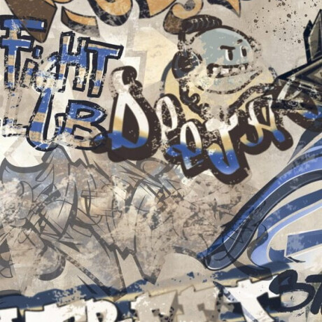 Large-format glazed porcelain floor tiles, 120x280 cm, matt beige, rectified, A4H255 City Graffiti Beige #3