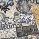 Large-format glazed porcelain floor tiles, 120x280 cm, matt beige, rectified, A4H255 City Graffiti Beige #6
