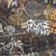 Large-format glazed porcelain stoneware floor tiles, 120x280 cm, matt, rectified, A4H262 City Graffiti Multicolor #6