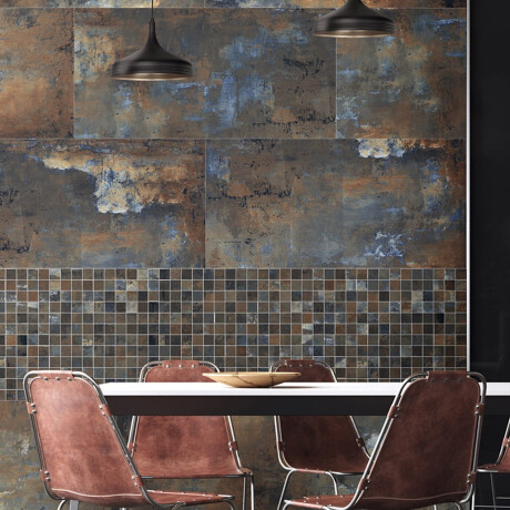 Glazed porcelain floor tiles, 120x120 cm, matt brown, rectified, A4H265 City Multicolor #4