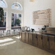 Glazed porcelain floor tiles, 120x120cm, matt concrete grey, rectified, A4H311 Massive Ashen #4