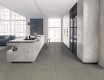 Glazed porcelain floor tiles, 60x120cm, matt concrete grey, rectified, A4H322 Massive Davy