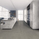 Glazed porcelain floor tiles, 60x120cm, matt concrete grey, rectified, A4H322 Massive Davy #1