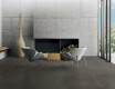 Glazed porcelain stoneware floor tiles, 60x120cm, dark grey concrete, matt finish, rectified, A4H327 Massive Dimgray