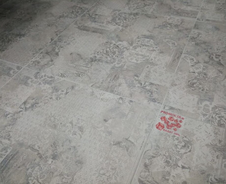 60x60 floor tiles, Carpet Grigio, matt, rectified, A4H34 Patchwork