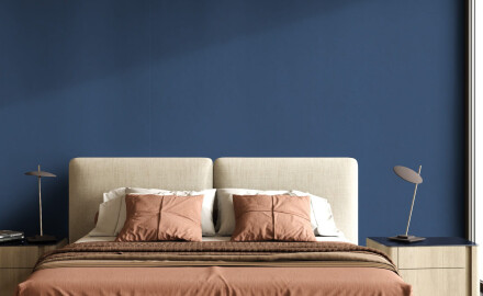 Glazed porcelain floor tiles, 60x120cm, matt blue, rectified, A4H345 Mood Vivo
